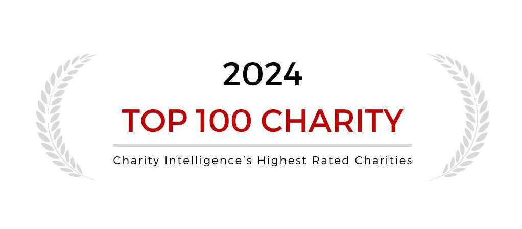 Charity Intelligence 2024 Top 100 Charity logo