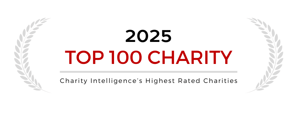 Charity Intelligence 2025 Top 100 logo